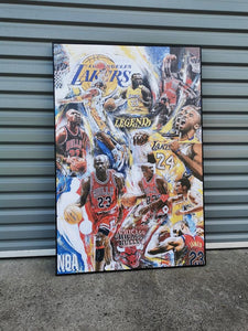 Framed 1 Panel - Finished Products - NBA Legend