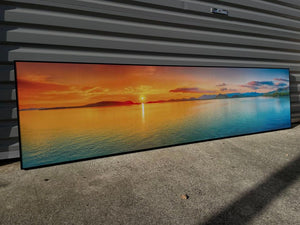 Framed 1 Panel - Finished Products - Sunset Panorama