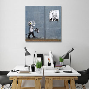 Framed 1 Panel - Banksy