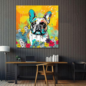 Framed 1 Panel - French Bulldog Dog