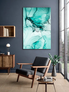 Framed 1 Panel - Luxury Abstract Fluid