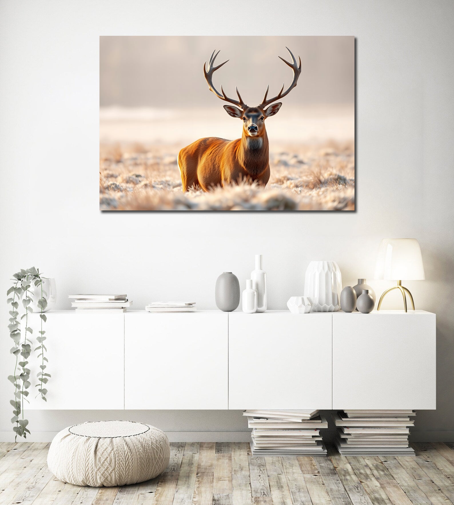 Framed 1 Panel - Stag