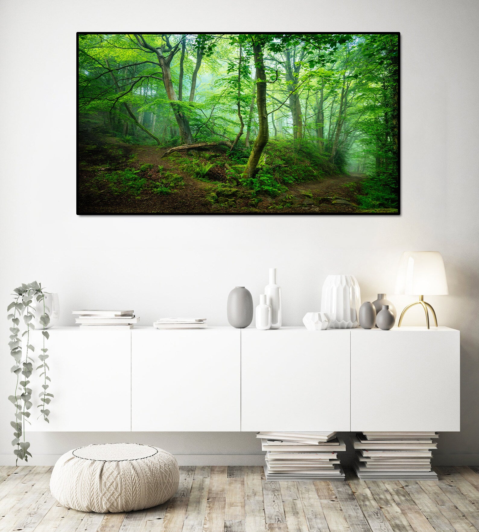 Framed 1 Panel - Forest