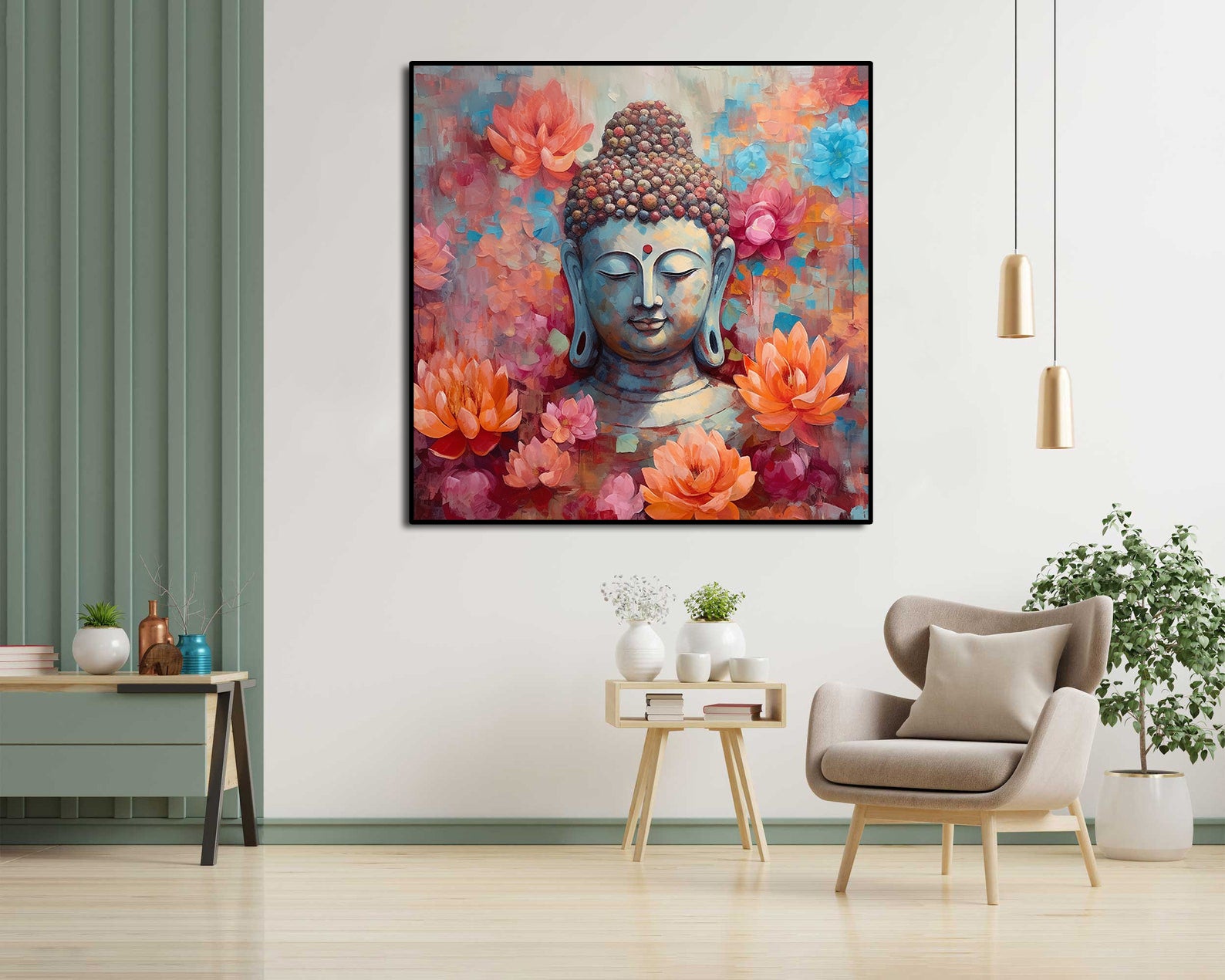 Framed 1 Panel - Buddha