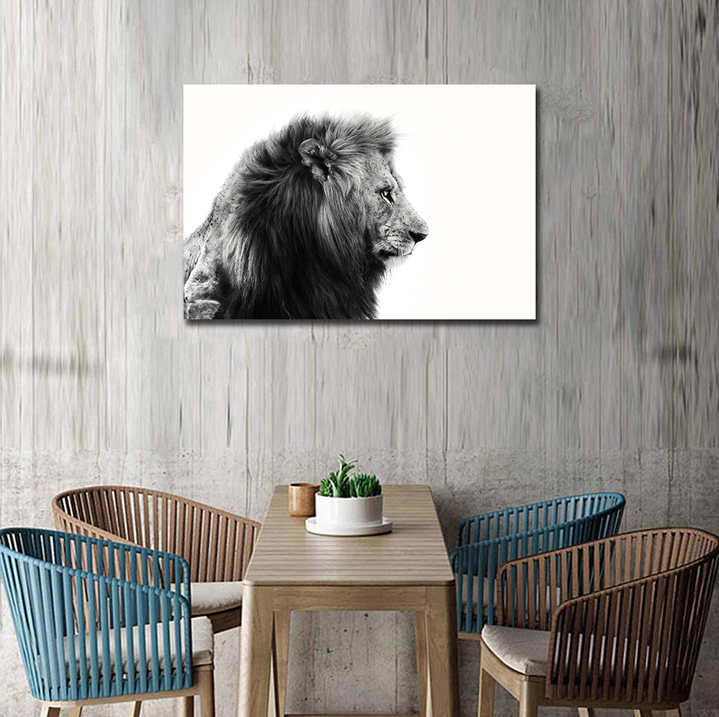 Framed 1 Panel - Lion