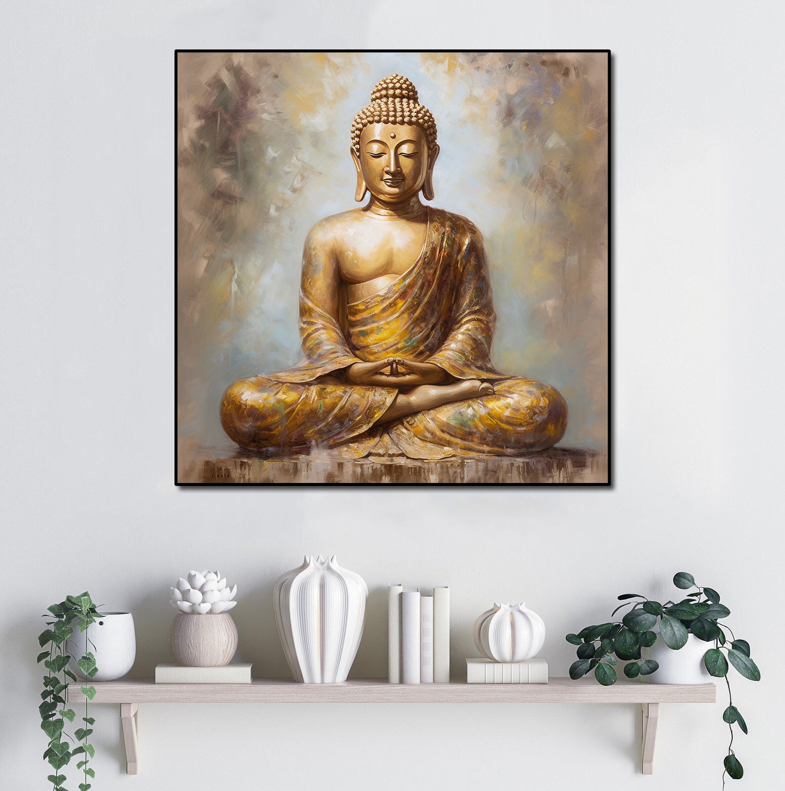 Framed 1 Panel - Buddha