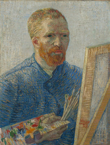 Framed 1 Panel - Vincent van Gogh, Self-Portrait as a Painter (1886)