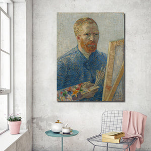 Framed 1 Panel - Vincent van Gogh, Self-Portrait as a Painter (1886)