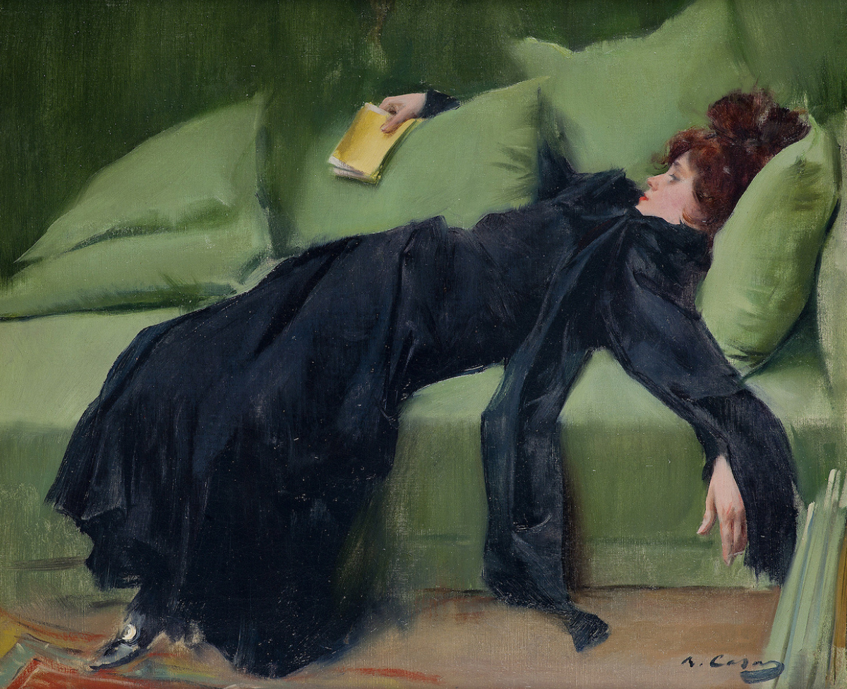 Framed 1 Panel - After The Ball by Ramon Casas