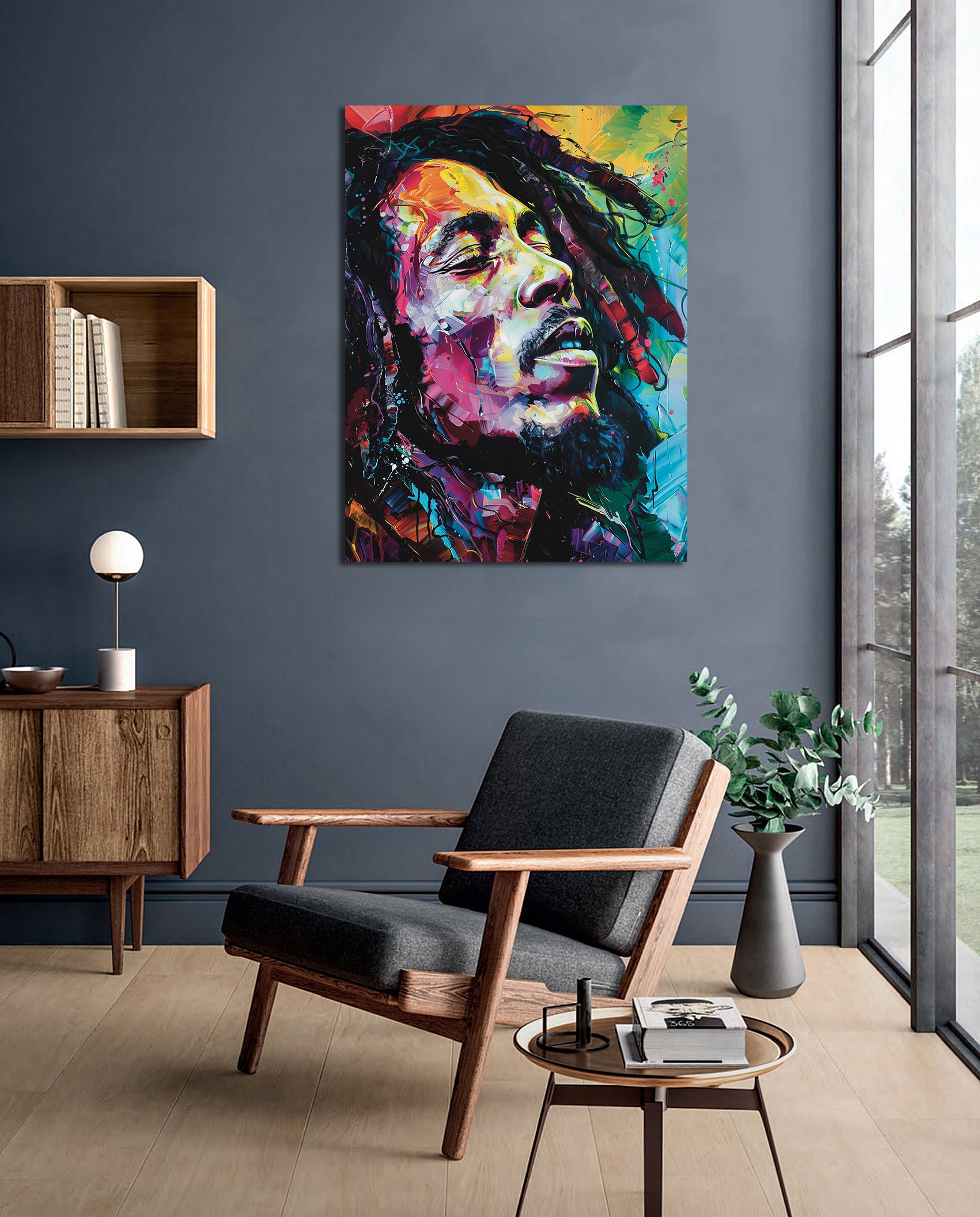 Framed 1 Panel - Bob Marley