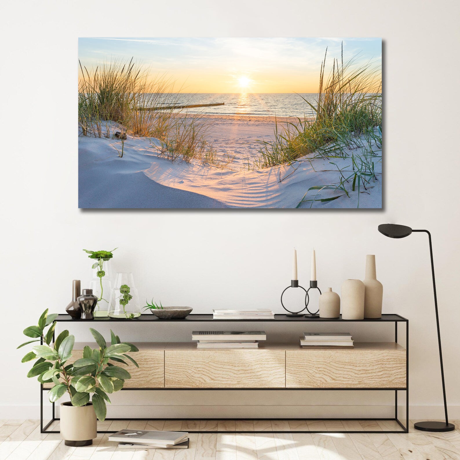 Framed 1 Panel - Sunset serenity