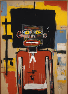 Framed 3 Panels  - Jean Michel Basquiat