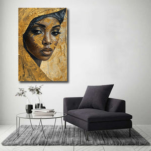 Framed 1 Panel - African Woman