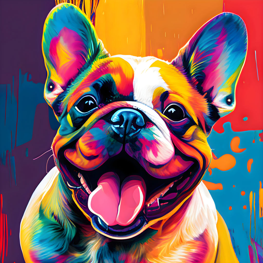 Framed 1 Panel - French Bulldog