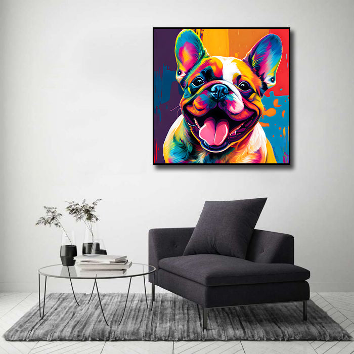 Framed 1 Panel - French Bulldog