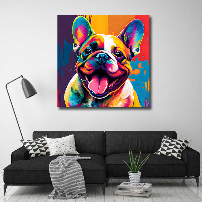 Framed 1 Panel - French Bulldog