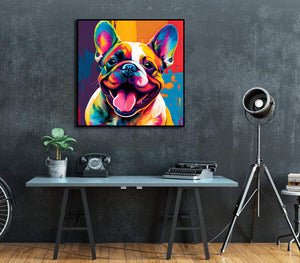 Framed 1 Panel - French Bulldog