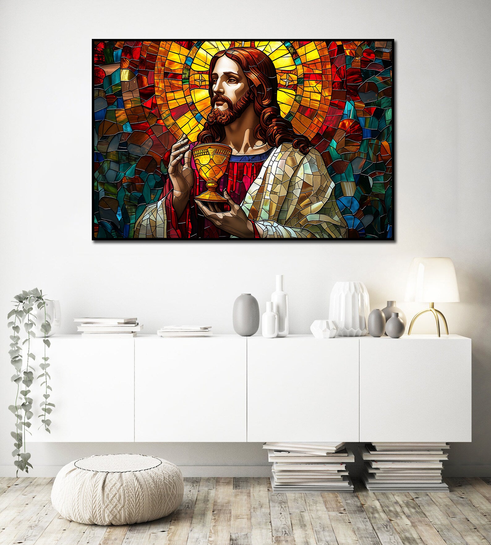 Framed 1 Panel - Jesus