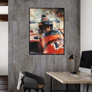 Framed 1 Panel - Ayrton Senna