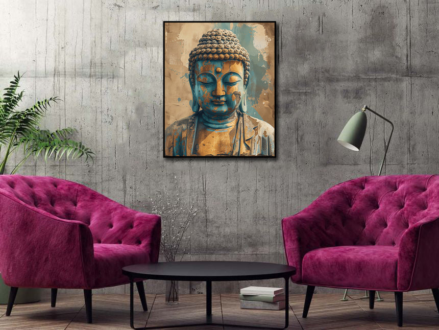 Framed 1 Panel - Buddha