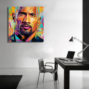 Framed 1 Panel - Dwayne Johnson