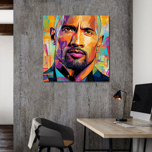 Framed 1 Panel - Dwayne Johnson