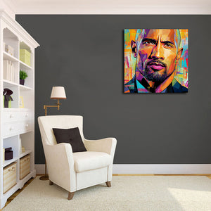 Framed 1 Panel - Dwayne Johnson