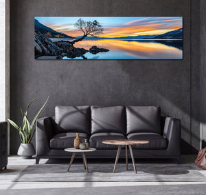 Framed 1 Panel - Sunset over Lake Wakatipu