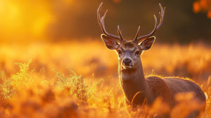 Framed 1 Panel - Stag in the sunlight