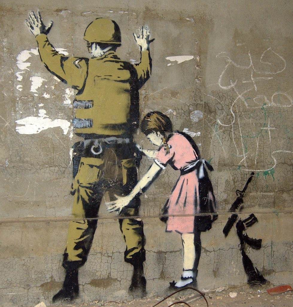 Framed 1 Panel - Banksy