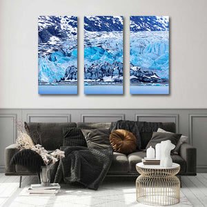 Framed 3 Panels - World Natural Heritage - Alaska Glacier Bay