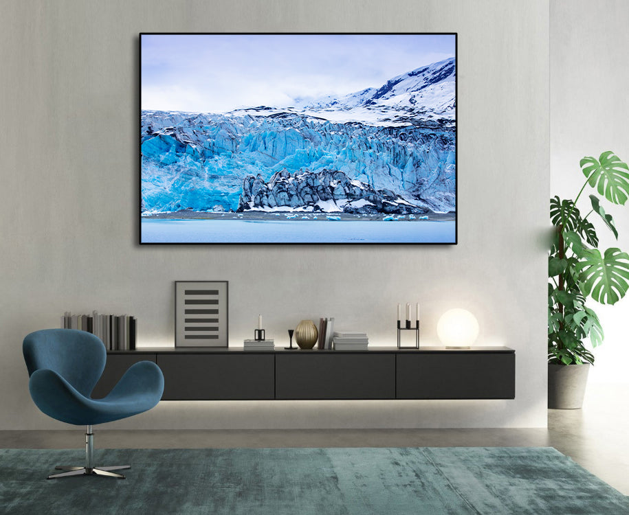 Framed 1 Panel - World Natural Heritage - Alaska Glacier Bay