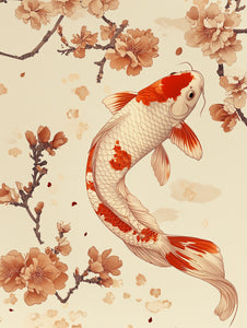 Framed 3 Panels - Japanese Koi