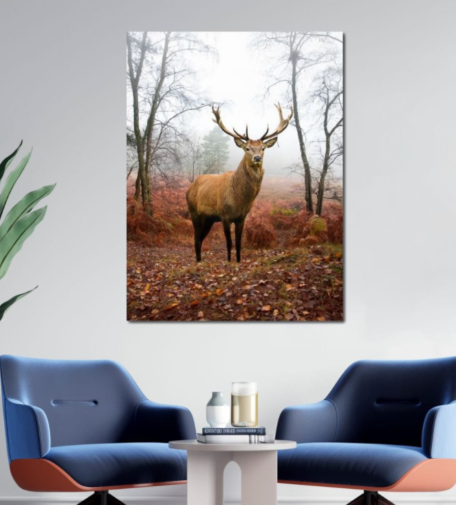 Framed 1 Panel - Deer