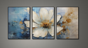 Framed 3 Panels - Floral