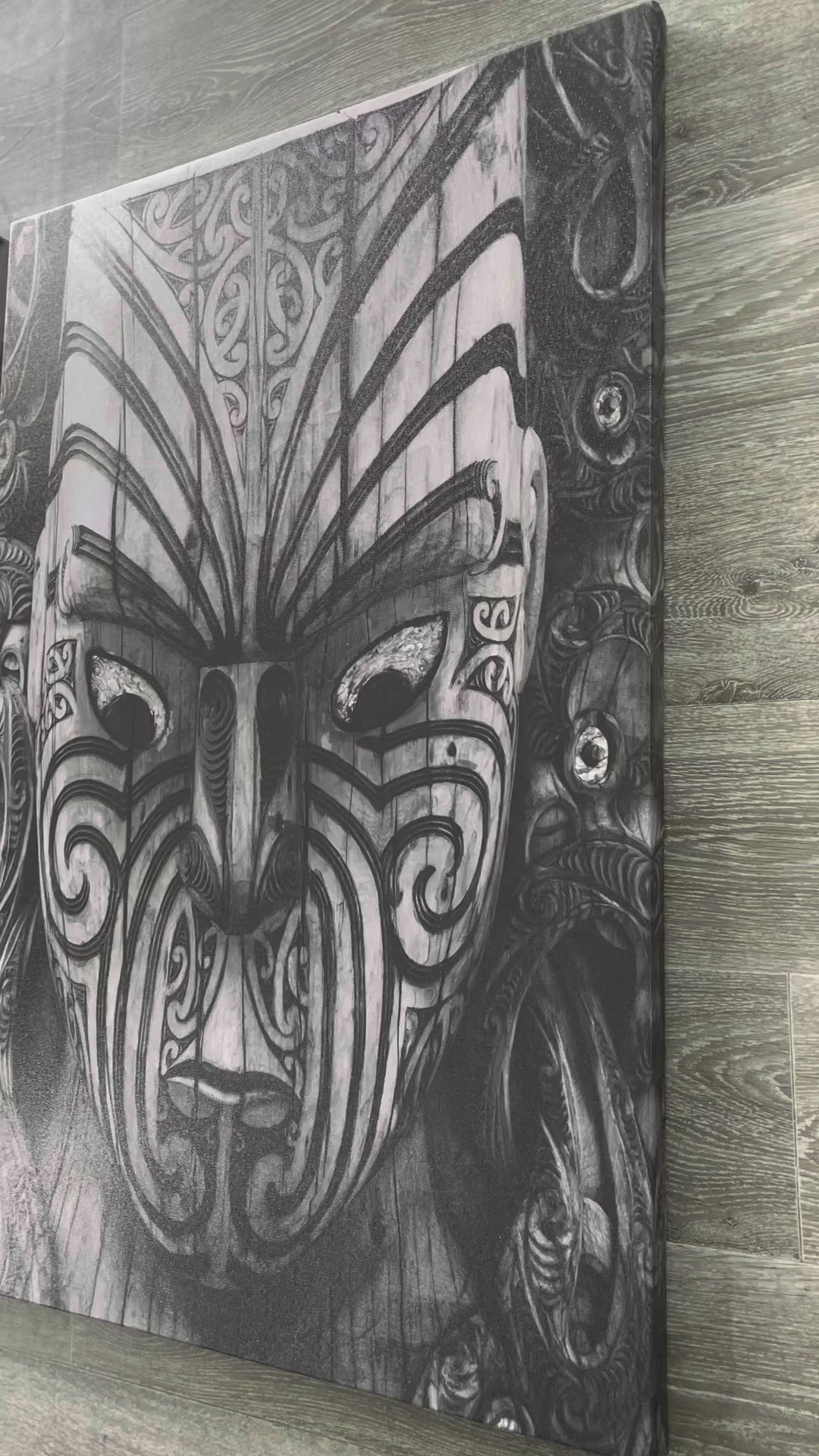 Framed 3 Panels - Maori Art