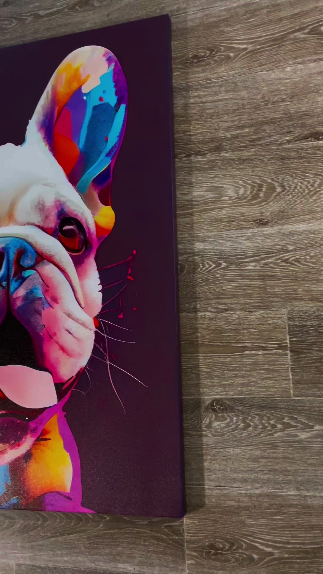 Framed 1 Panel - French Bulldog