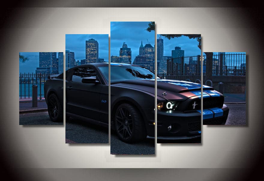 Framed 5 Panels - Ford Mustang