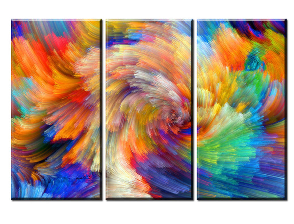 Framed 3 Panels - Abstract