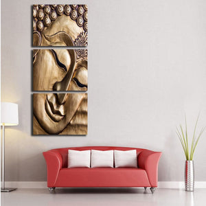 Framed 3 Panels - Buddha