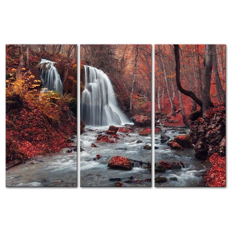 Framed 3 Panels - Water fall