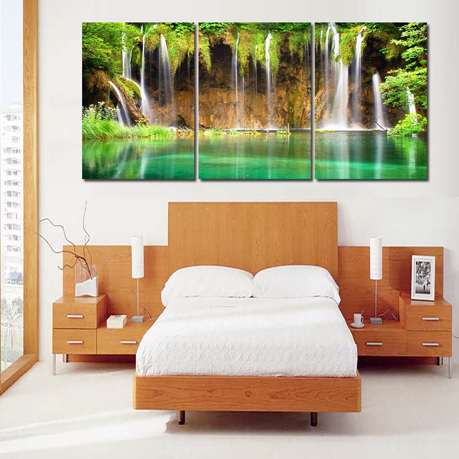 Framed 3 Panels - Water fall