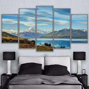 Framed 5 Panels - Landscape