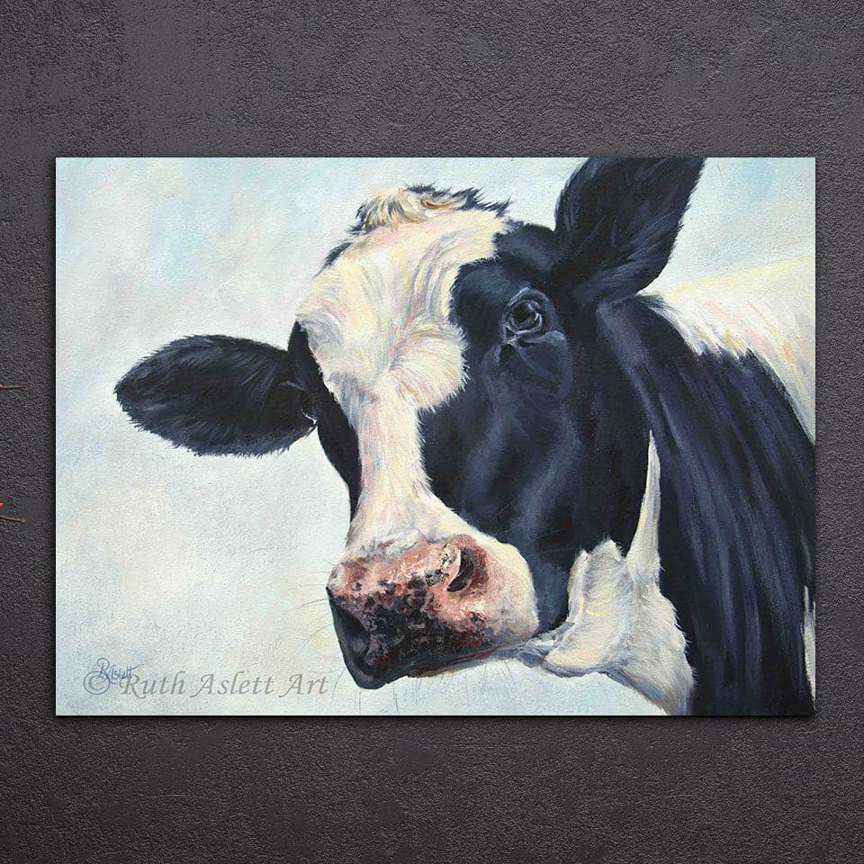 Framed 1 Panel - Cow