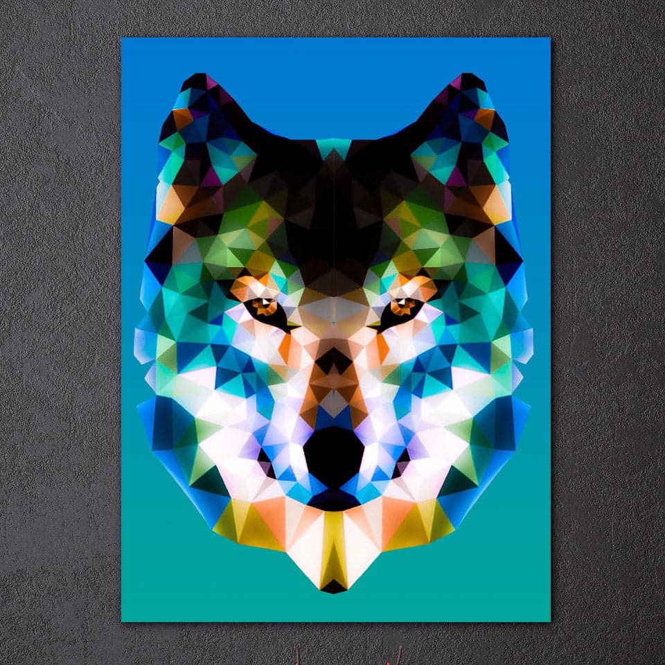 Framed 1 Panel - Wolf