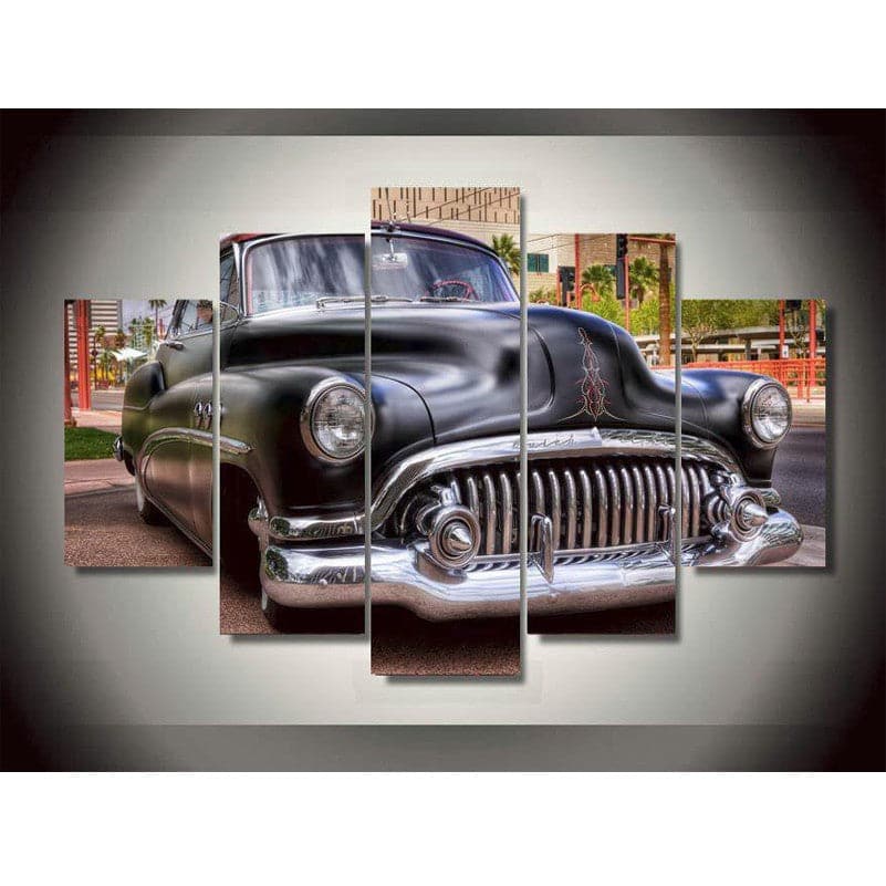 Framed 5 Panels - Classic Car