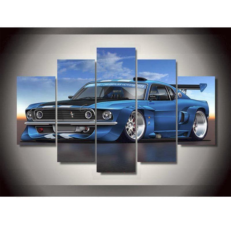 Framed 5 Panels - Ford Mustang