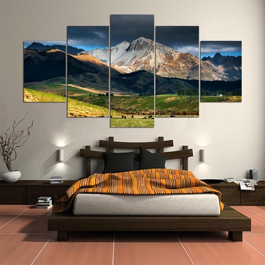 Framed 5 Panels - Landscape