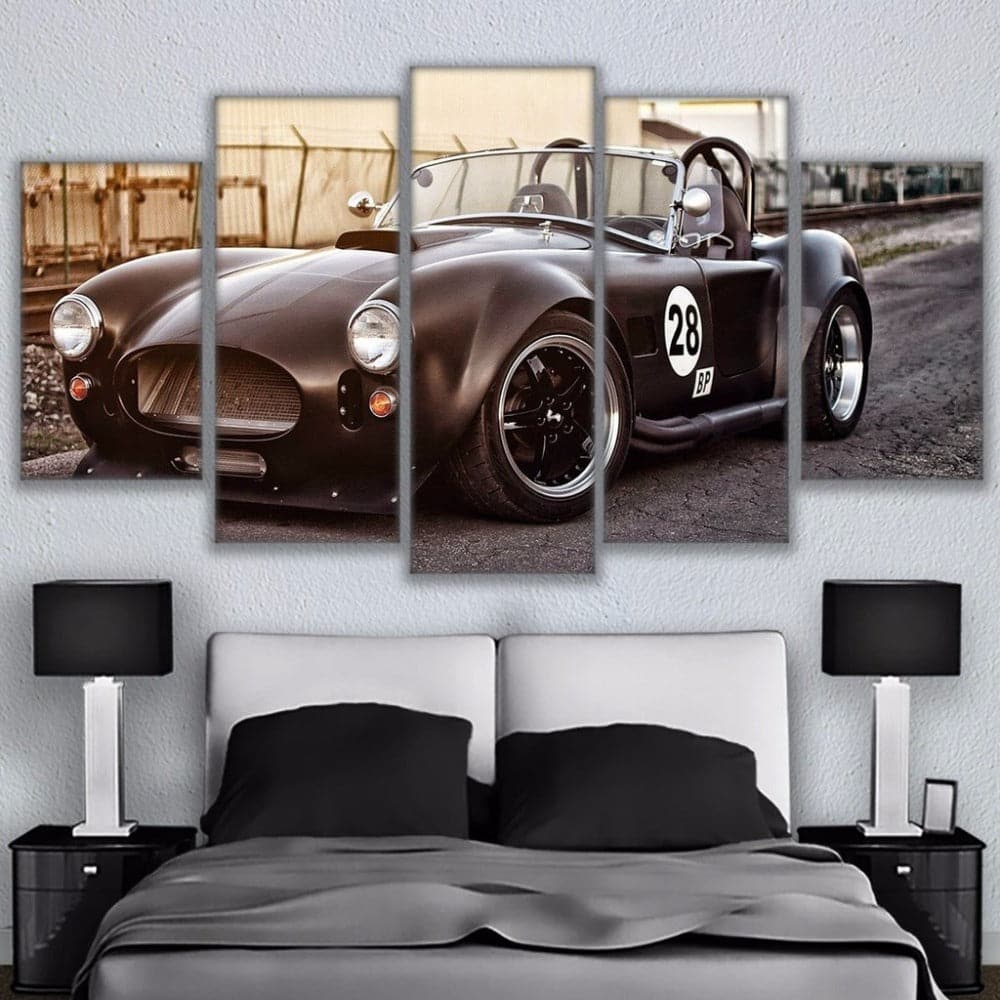 Framed 5 Panels - Classic Car