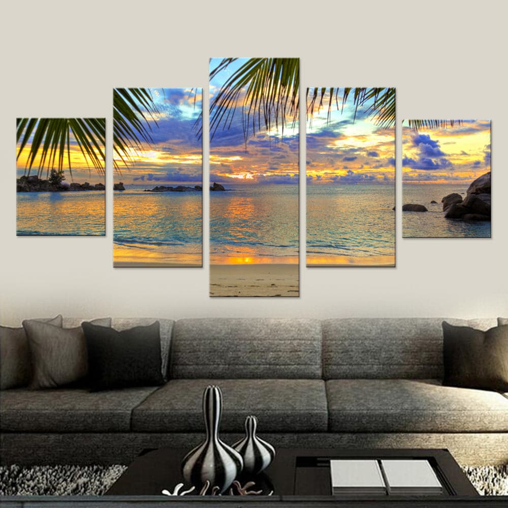 Framed 5 Panels - Landscape